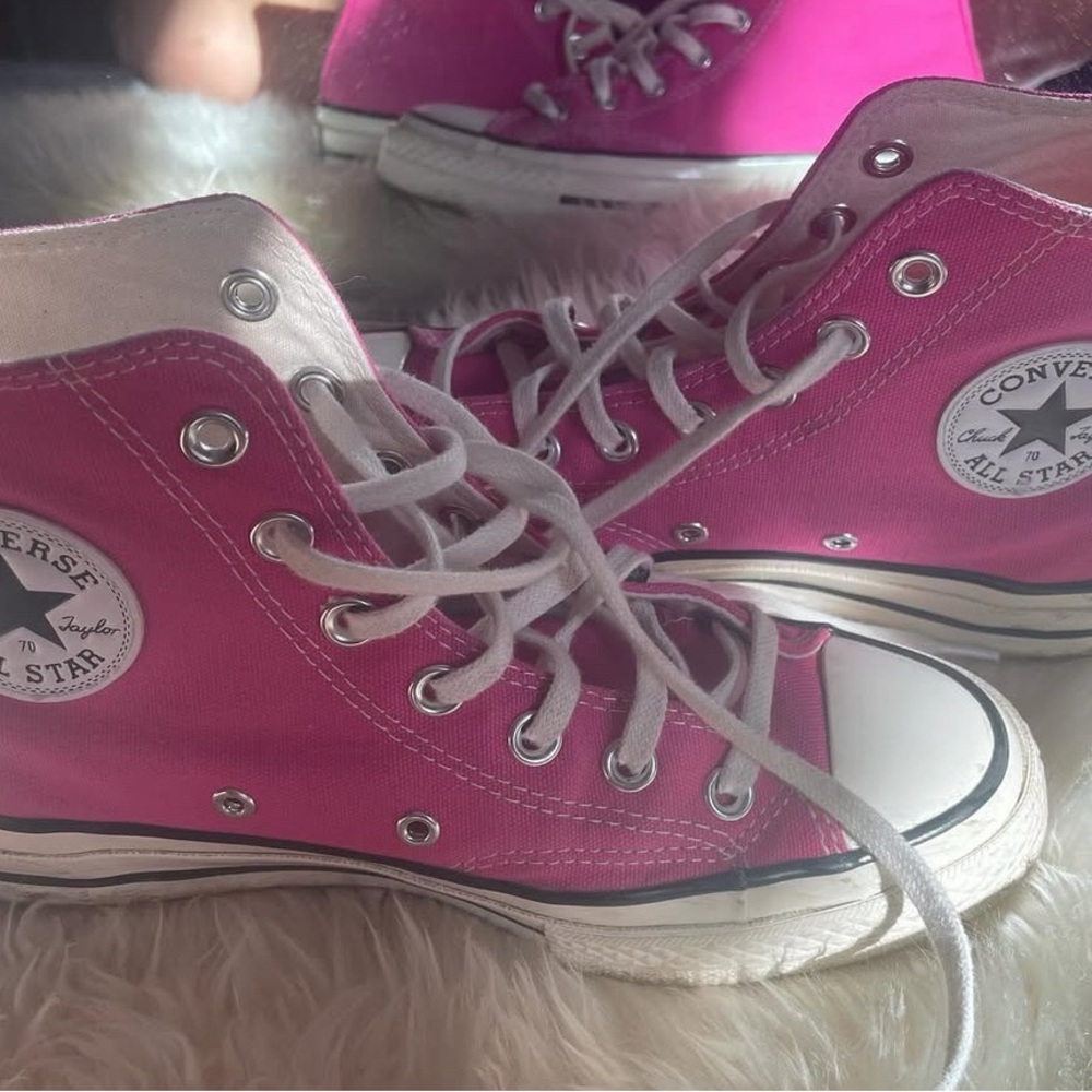 Converse Pink High-Top Sneakers